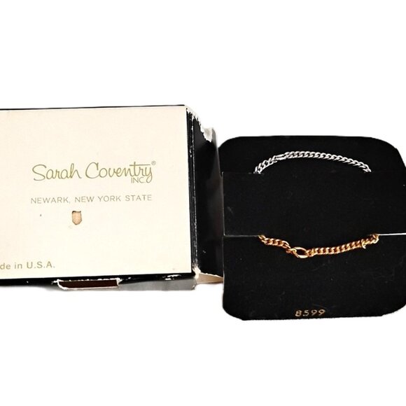 Sarah Coventry Vintage 1970s Necklace Extensions in Box, NOS - Picture 1 of 4